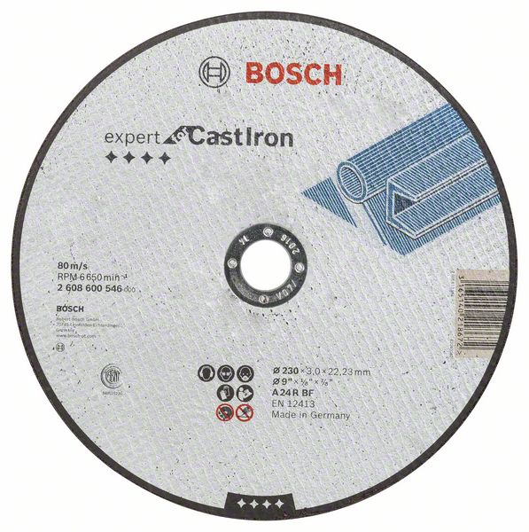 Rovný rezací kotúc Expert for Cast Iron AS 24 R, 230 mm, 3,0 mm