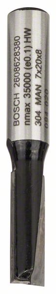 Drážkovacie frézy 8 mm, D1 7 mm, L 20 mm, G 51 mm