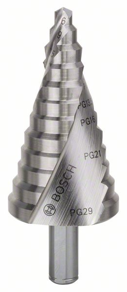 Stupnovitý vrták HSS 6 - 37 mm, 10,0 mm, 93 mm
